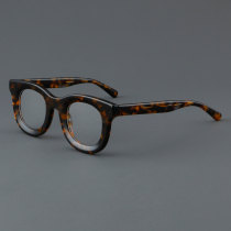 Round Acetate Glasses LE7069_Tortoise