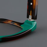 Square Acetate Glasses LE7072_Green - Tortoise