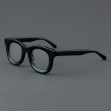 Round Acetate Glasses LE7069_Black