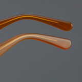 Round Acetate Glasses LE7069_Orange