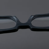 Square Acetate Glasses LE7076_Black