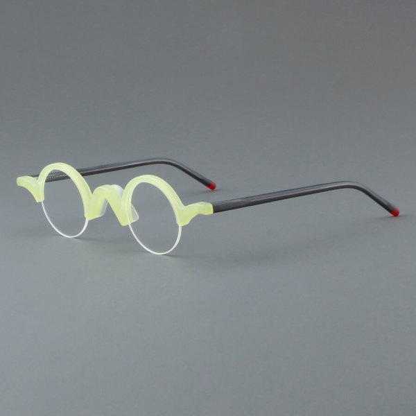 Harf Rim Acetate Glasses LE7060_Green