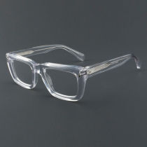 Rectangle Acetate Glasses LE7063_Clear