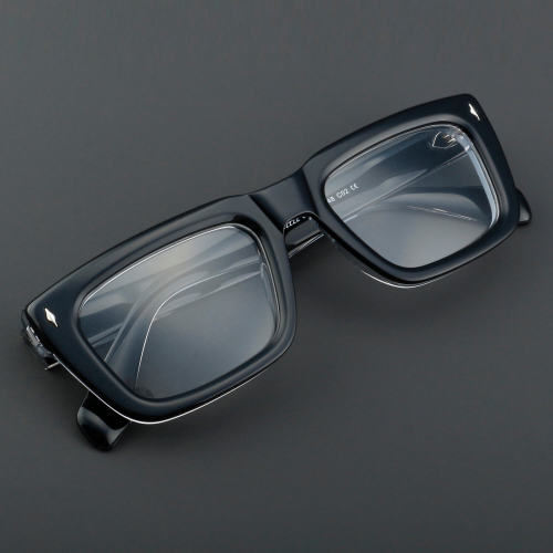 Rectangle Acetate Glasses LE7063_Black