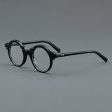 Round Acetate Glasses LE7029_Black