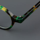 Round Acetate Glasses LE7019_Tortoise