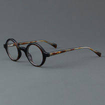 Round Acetate Glasses LE7017_Tortoise