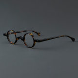 Round Acetate Glasses LE7009_Tortoise