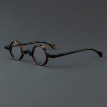Round Acetate Glasses LE7009_Tortoise