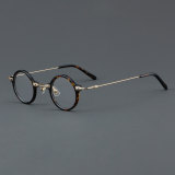 Round Acetate Glasses LE7028_Tortoise
