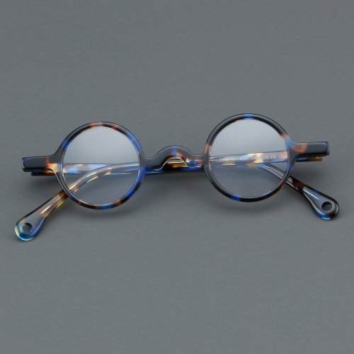 Round Acetate Glasses LE7009_Rainbow