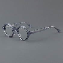 Round Acetate Glasses LE7057_Grey