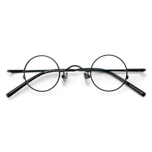 Round Metal Glasses LE7013_Black