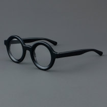 Round Acetate Glasses LE7032_Black Round Acetate Glasses LE7032_Black