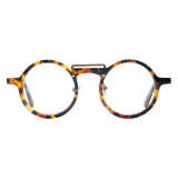 Round Acetate Glasses LE7012_Tortoise