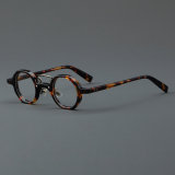 Round Acetate Glasses LE7035_Tortoise