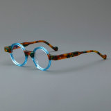 Round Acetate Glasses LE7045_Blue