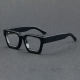 Square Acetate Glasses LE7023_Black
