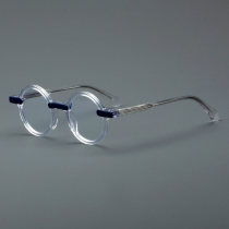 Round Acetate Glasses LE7036_Clear