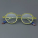 Round Acetate Glasses LE7033_Green