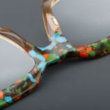 Square Acetate Glasses LE7022_Tortoise - Brown