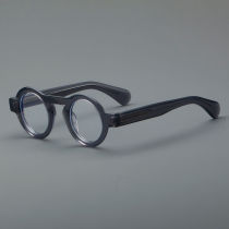 Round Acetate Glasses LE7018_Grey Round Acetate Glasses LE7018_Grey