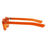 Round Acetate Glasses LE7004_Orange
