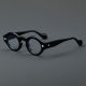 Round Acetate Glasses LE7058_Black