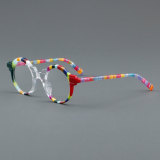 Round Acetate Glasses LE7029_Rainbow
