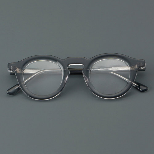 Round Acetate Glasses LE7054_Grey