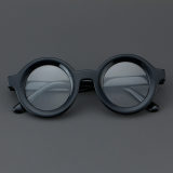 Round Acetate Glasses LE7032_Black