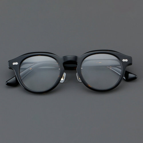 Round Acetate Glasses LE7006_Tortoise