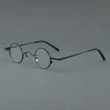 Round Metal Glasses LE7013_Black