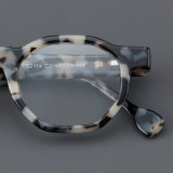 Geometric Acetate Glasses LE7026_Beige Tortoise