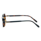 Rectangle Acetate Glasses LE7002_Tortoise Front View