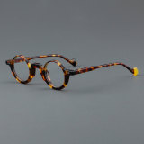 Round Acetate Glasses LE7051_Tortoise
