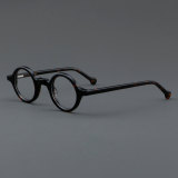 Round Acetate Glasses LE7001_Tortoise