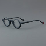 Round Acetate Glasses LE7051_Black