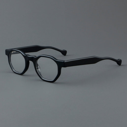 Geometric Acetate Glasses LE7026_Black