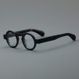 Round Acetate Glasses LE7018_Tortoise