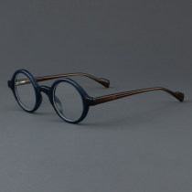 Round Acetate Glasses LE7017_Blue