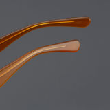Round Acetate Glasses LE7032_Orange
