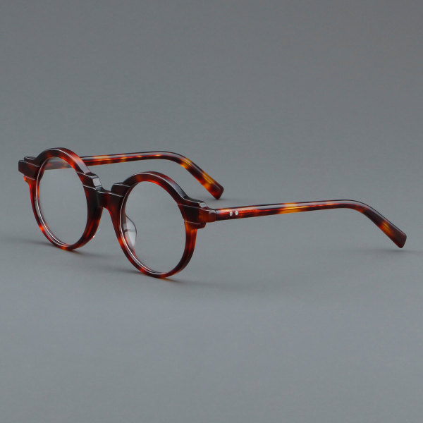 Round Acetate Glasses LE7029_Tortoise