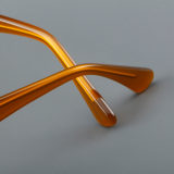 Round Acetate Glasses LE7041_Orange