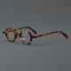 Round Acetate Glasses LE7035_Yellow Tortoise