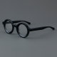 Round Acetate Glasses LE7055_Black