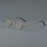 Round Metal Glasses LE7013_Bronze