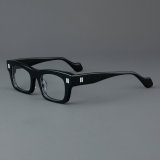 Rectangle Acetate Glasses LE7014_Black