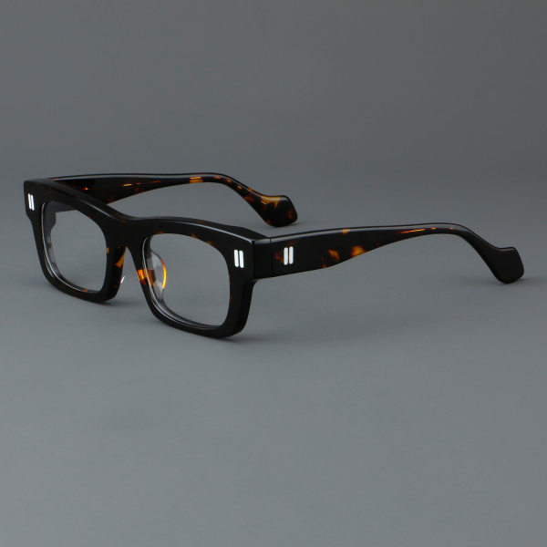 Rectangle Acetate Glasses LE7014_Tortoise