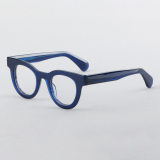 Round Acetate Glasses LE7049_Blue